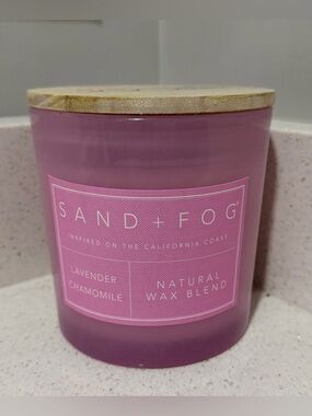✨New✨ Sand + Fog: Lavender Chamomile: 3 Wick Candle (21oz) in Glass Jar